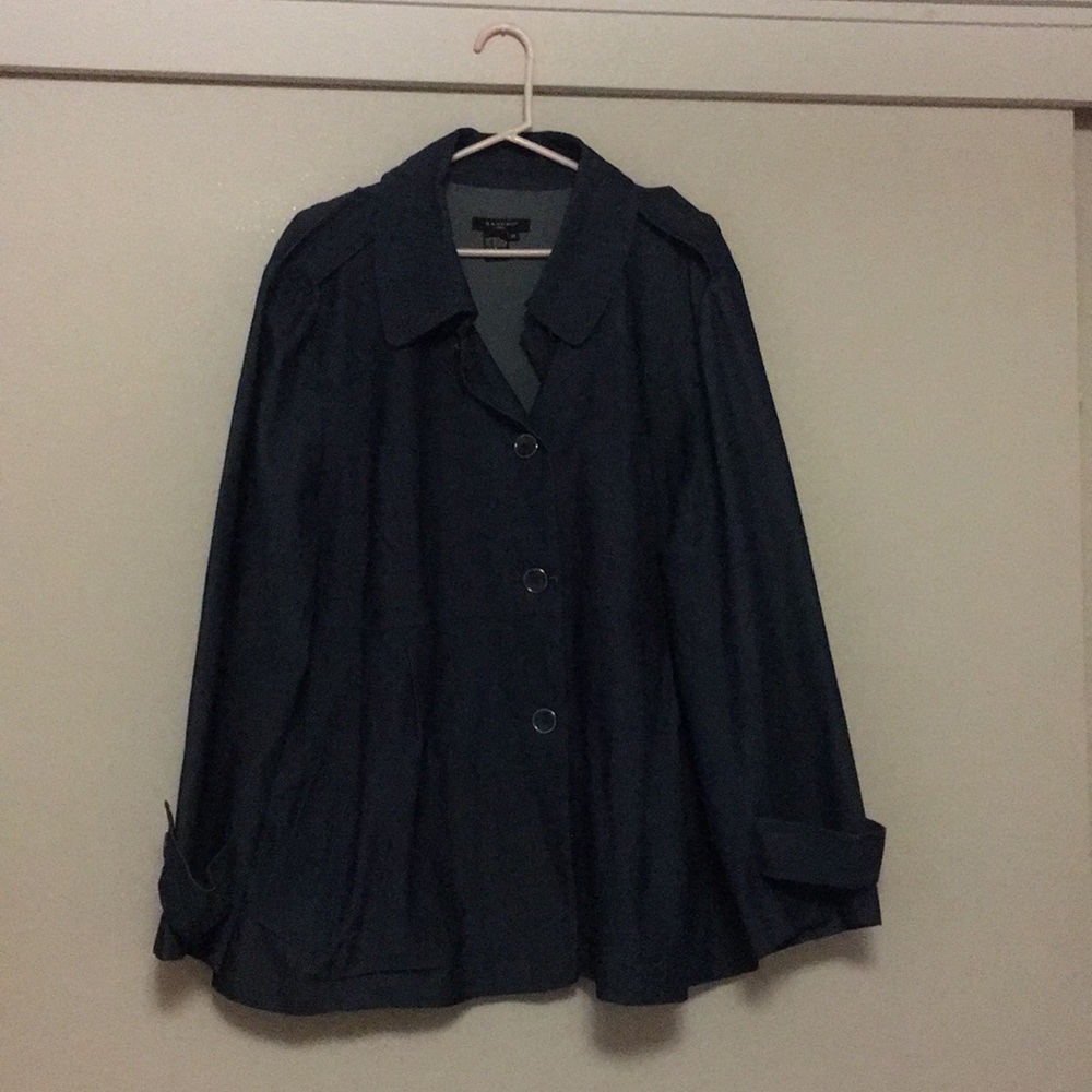 Dark blue denim like jacket